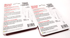 (2) 3 Pack Cold Steel Bonesaw Broadheads Plain/Serrated Edge Cheapshot 125 Grain
