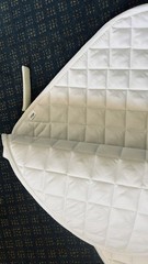 Dressage Saddle Pad Large /Full White Bello Equine NEW