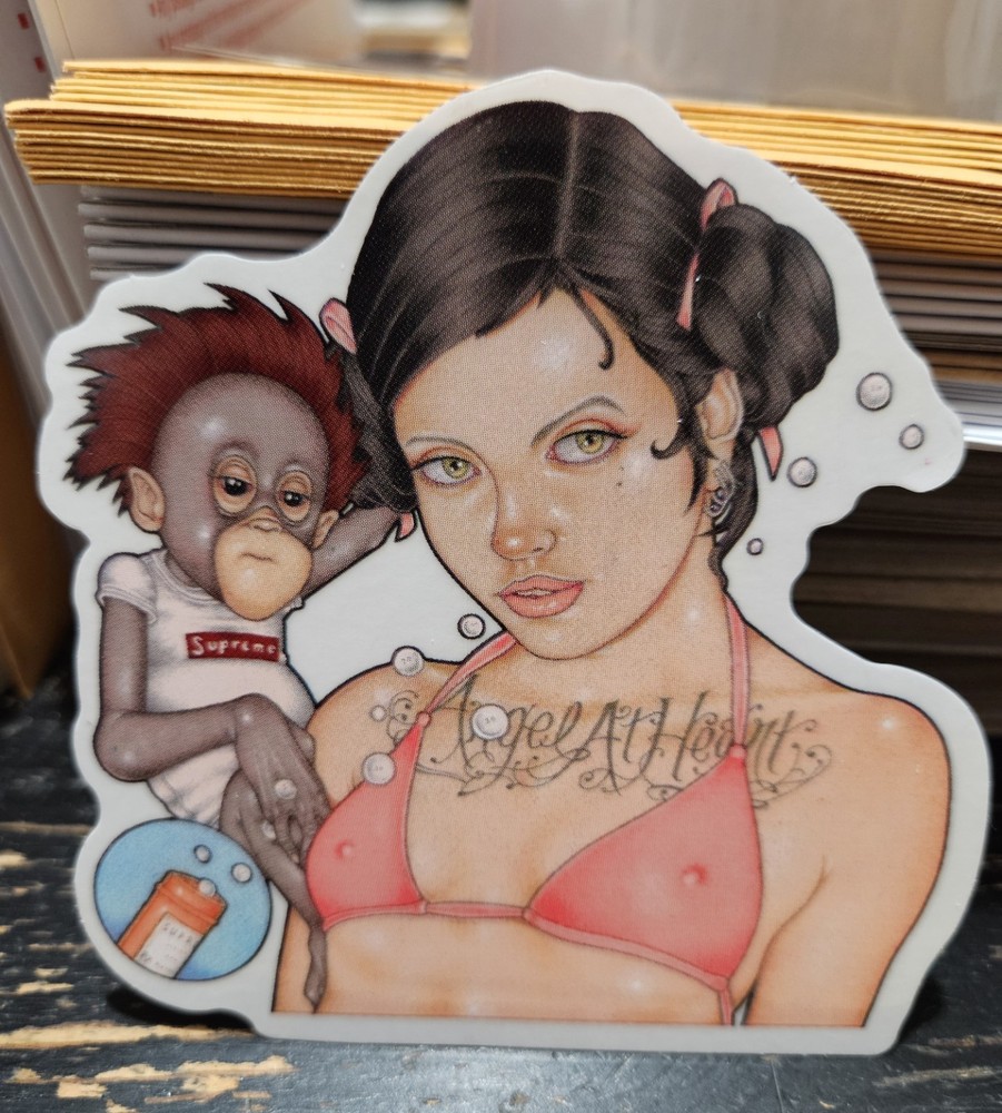 Supreme Angel Monkey sticker FW25 + FREE SURPRISE