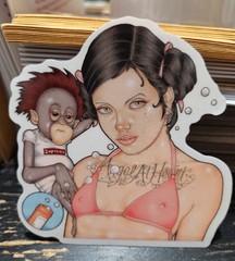 Supreme Angel Monkey sticker FW25 + FREE SURPRISE