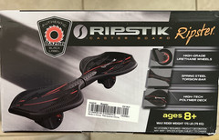 Razor Black Label RipStik Ripster Caster Board 2 Wheel Pivoting Skateboard 8+