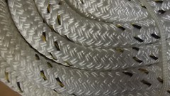 1″x 90′ Double Braid Dyneema Winch Line, Synthetic Pulling Rope, Rigging Rope