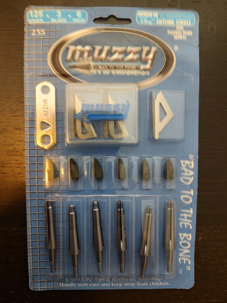 Muzzy 3 Blade Screw-in 125 Gr Broadhead