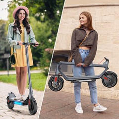 Foldable Electric Scooter w/APP&Double Suspension Off Road E-Scooter 500W 45km