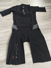 ROKA Men’s Viper X II Swimskin – Short Sleeve Size LT Color Black/Torch New