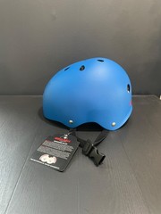 Eight Ball Helmet XS/S Blue Matte Skate Bike Youth NWT