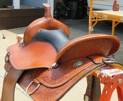 Cicle Y Saddle – 17″ – Park and Trail – Wide – Full Quarter Horse Bars – 2010