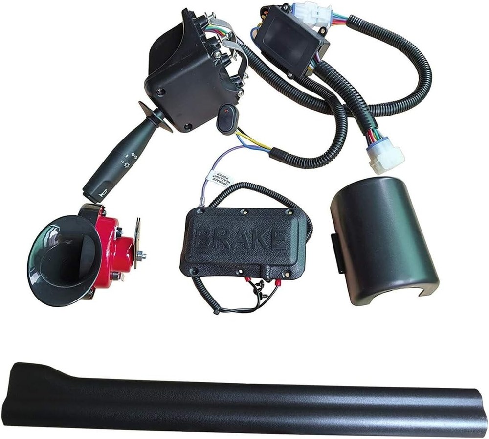 9-Pin 12V Golf Cart LED Light Turn Signal Kit w/Horn Brake Hazard Light Switch,
