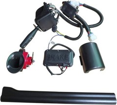 9-Pin 12V Golf Cart LED Light Turn Signal Kit w/Horn Brake Hazard Light Switch,