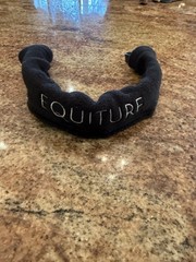 Equiture Crystal Browband for Horses , Black, Cob