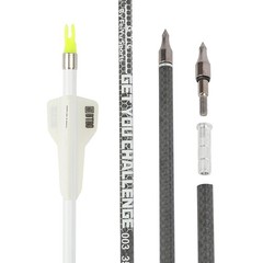 12pcs 3K Pure Carbon Arrows 32″ Shaft SP250-400 Archery Bow Shooting DIY .003″