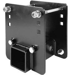 Adapter Receiver Fits for 4 x 4 inches RV Bumper Square Hitch Receiver 2 inch