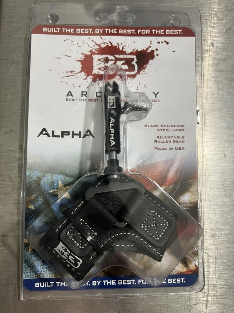 B3 Archery Alpha Double-Caliper Wrist Strap Archery Compound Bow Arrow Releas…