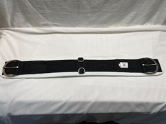 33″ Black Nylon Western Cinch, Felt Lined, – New