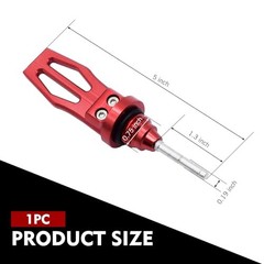 Motorcycle Oil Dipstick, Aluminum Alloy Engine Oil Tank Dipstick, Durable