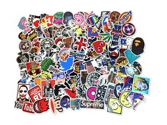 300 Random Skateboard Stickers Vinyl Laptop Luggage Decals Dope Sticker Lot Mix
