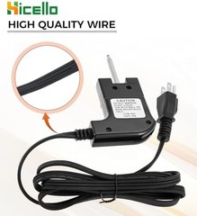 Adjustable Thermostat Probe Power Cord Replacement for Masterbuilt Smokers MB…