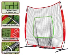 7x7FT Baseball Net for Any Skill Level Players to Batting&Hitting&Pitching | …