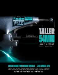 Thunder Skateboard Trucks T-II Polished Silver – Choose Size