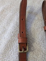 PAIR Of Replacement Breast Collar Tug Straps Western Leather FREE Shipping #2