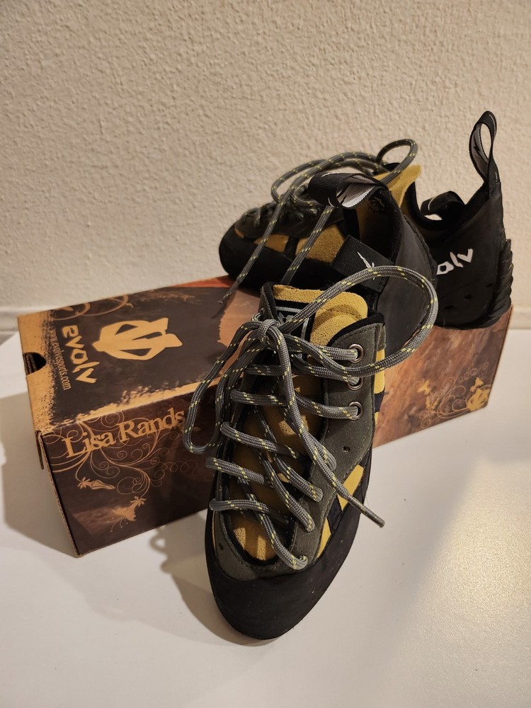 Evolv Elektra Women’s Climbing Shoes Size 8 • New w/ Box • Lisa Rands Edition