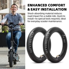 12.5 x 2.5/2.75/3.0 Scooter Inner Tubes with TR87 Angled Valve Stems – HeavyD…