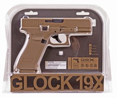 Umarex Glock 19X .177 Cal Air Pistol, Blowback w/ CO2 & BBs (2255212) Gen 5