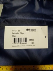 Bucas Extender T-Bar 24 Cm