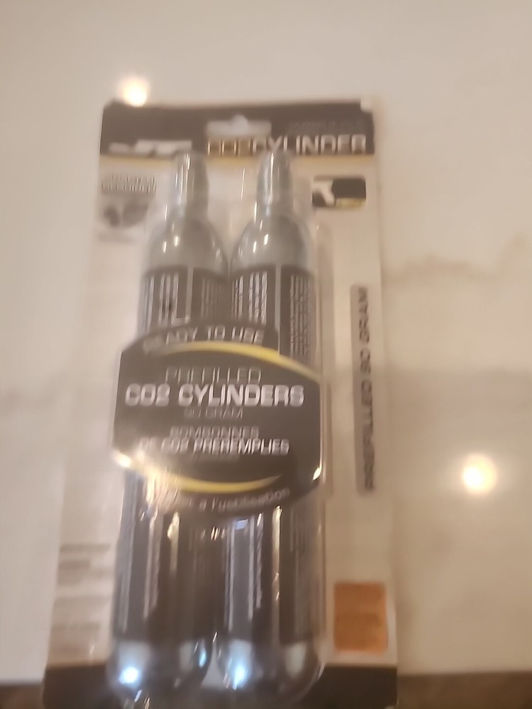 JT CO2 Cylinder, 2 pack, NIP, 90 gram, Pre-filled cylinders, Paintball, Airsoft