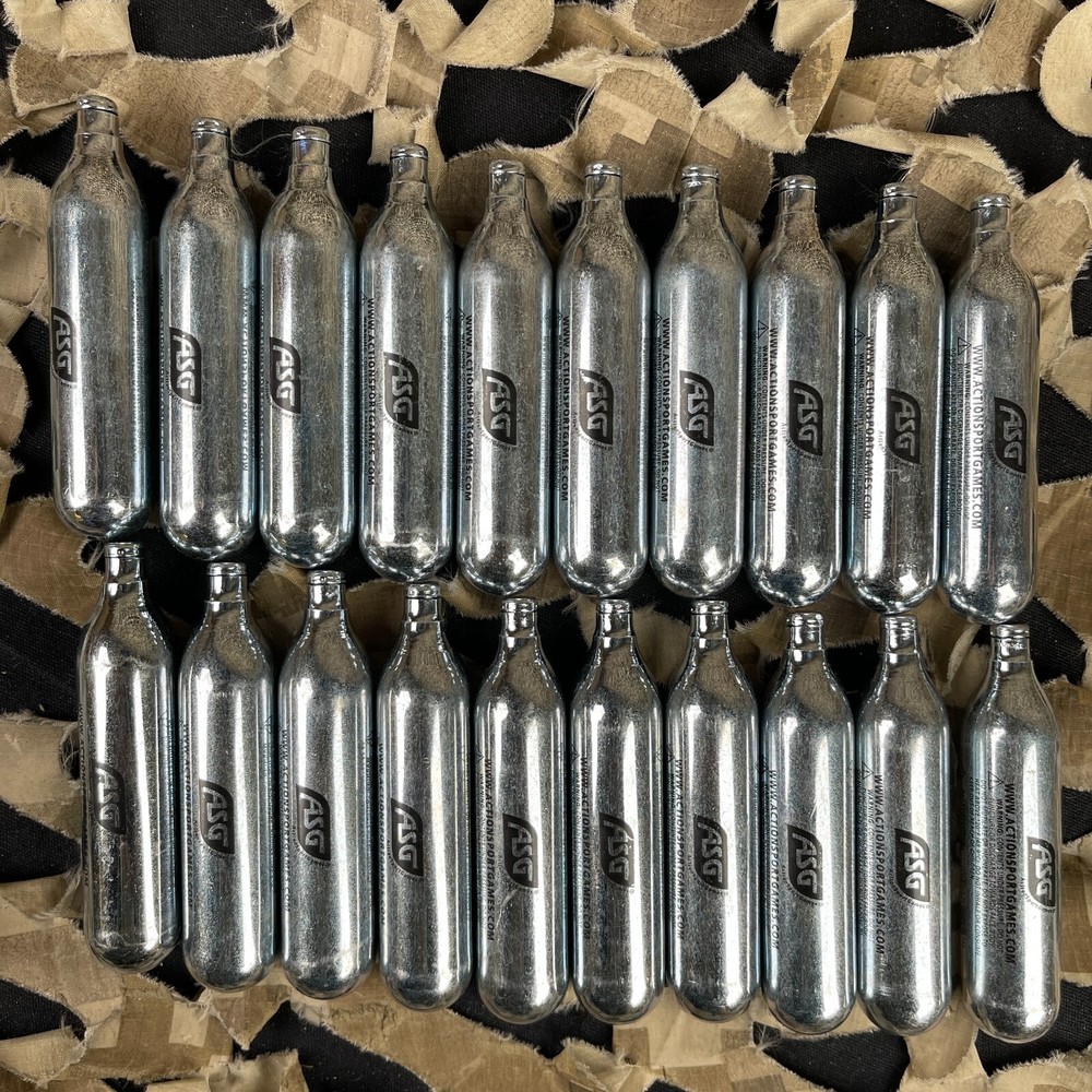 NEW ASG ULTRAIR 12g CO2 Cartridge – 20 Pack