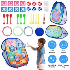 Bean Bag Toss Game Toy Outdoor Toss Game Family Party Supplies for Kids Toddlers