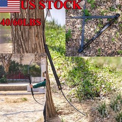 Adult 60″ Archery Collapsible Bow Long Bow 40/60lbs Foldable Bow Hunting Target