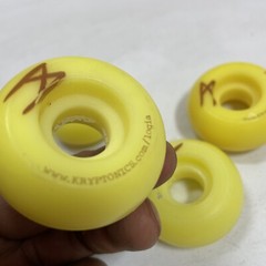 Kryptonics LOGIA Aggressive 4-pack 47mm 50R Skater Freestyle Inline Wheels NEW