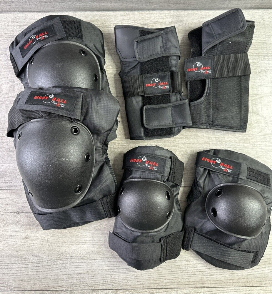 Eight Ball Multi Sport Age 14+ Protective 3 Pack Knee, Wrist, & Elbow Pads