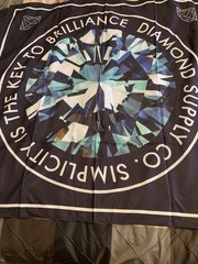 Diamond Supply Co, Silk Bandana, Scarf large size. See Picture, description..