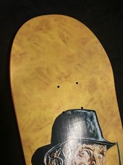 RARE Jim Greco Freddy Krueger Hammers Shaped Skateboard Deck Pearlescent