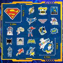 Superhero Stickers for Boys– 50PCS Cartoon Stickers for Kids, Teens, Adults – St