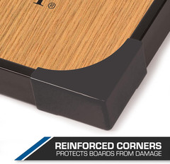 Cornhole Game Set Bean Bag Toss MDF – 2′ W X 3′ L – Built-In Storage, Convenient