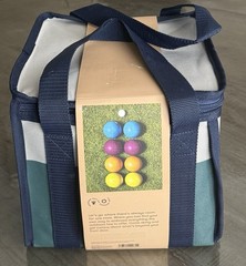 Embark Bocce Ball Set 8 Resin Balls + Pallino w/ Carry Case – New