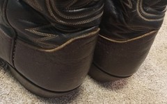 Mens Tony Lama 6213 Dark Brown Leather Western Cowboy Boots/Sz 10D