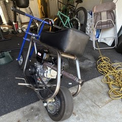Mini Motorcycle 4-Stroke Gas Mini Bike w/ Seat, Chain Drive, Kickstand