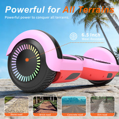 Commugo Hoverboard Electric Bluetooth Speaker Self-Balancing Scooter UL 2272