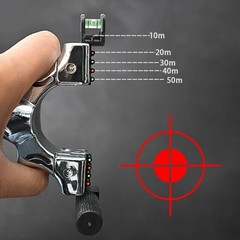Hunting Professional Catapult Laser Slingshot With Rubber Aim Point Target HOT