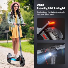 ADULT ELECTRIC SCOOTER 500W 45KM FOLDING E SCOOTER CITY COMMUTER 10″ TIRES W/APP
