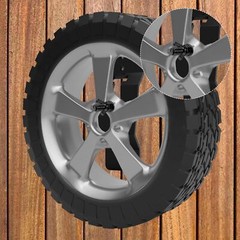 Trailer Spare Tire Mount for Utility Trailer, Wheel Bracket Rack for Enclosed
