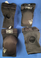 SNAFU Multi Sport Pro Knee Elbow Pads Cycling Athletics 8-10 Years USED