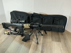 SR25-MK110 Airsoft AEG DMR, Several Accessories, Case Included