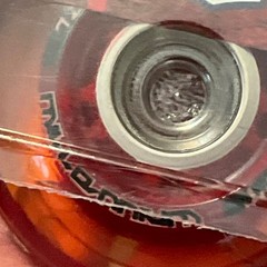 NOS (4) Labeda Millenium Gripper RED Roller Hockey Inline Wheels 72mm X-soft