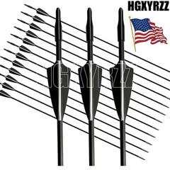 31″ Fiberglass Arrows Archery Arrows 24PCS Target Practice Outdoor Shooting