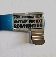The Game Tracker Bow Square Hunting Archery Blue Preowned 12″ 30cm Excellent
